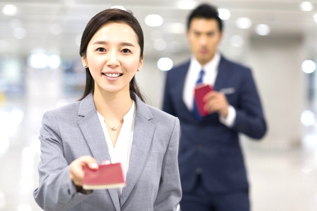 woman give password
